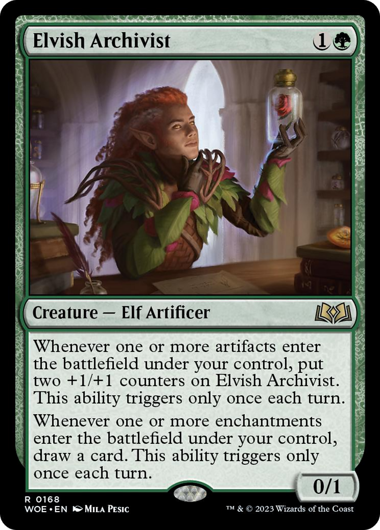 Elvish Archivist [Wilds of Eldraine] | Mindsight Gaming