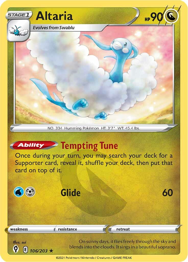 Altaria (106/203) [Sword & Shield: Evolving Skies] | Mindsight Gaming