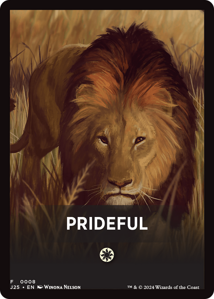 Prideful Theme Card [Foundations Jumpstart Front Cards] | Mindsight Gaming