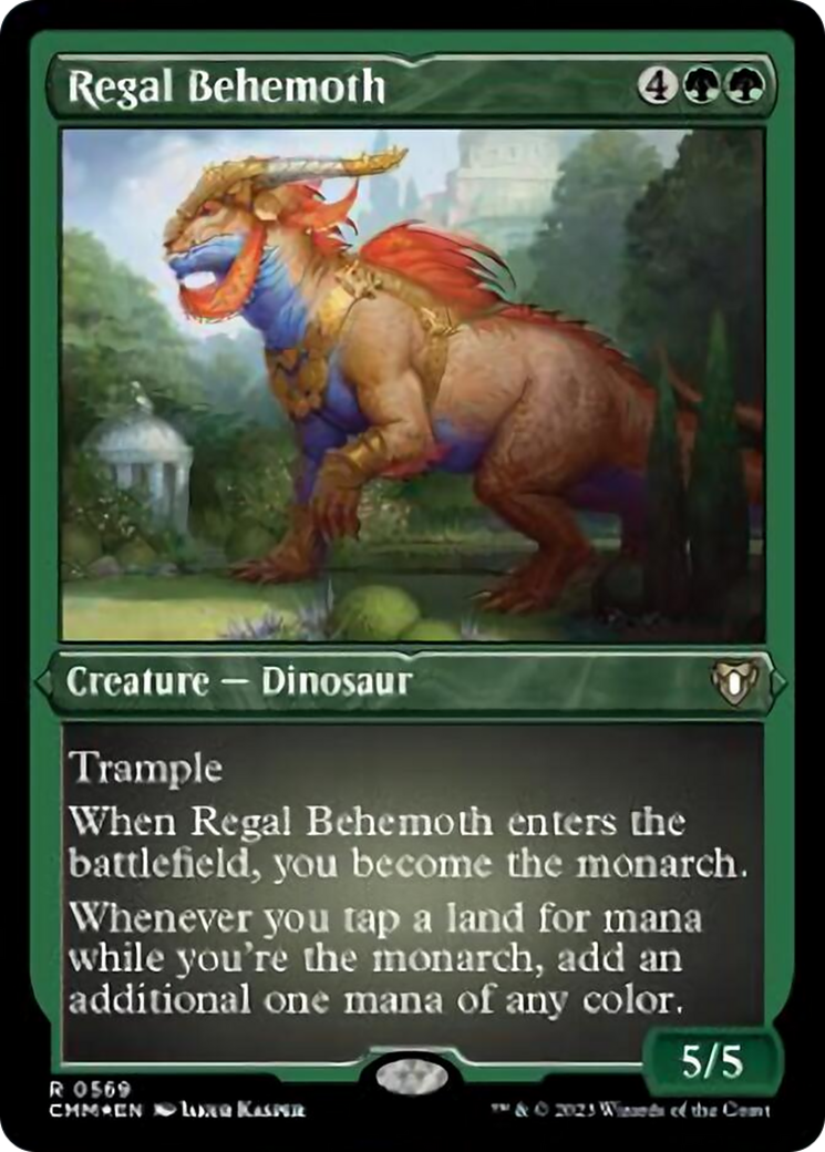 Regal Behemoth (Foil Etched) [Commander Masters] | Mindsight Gaming