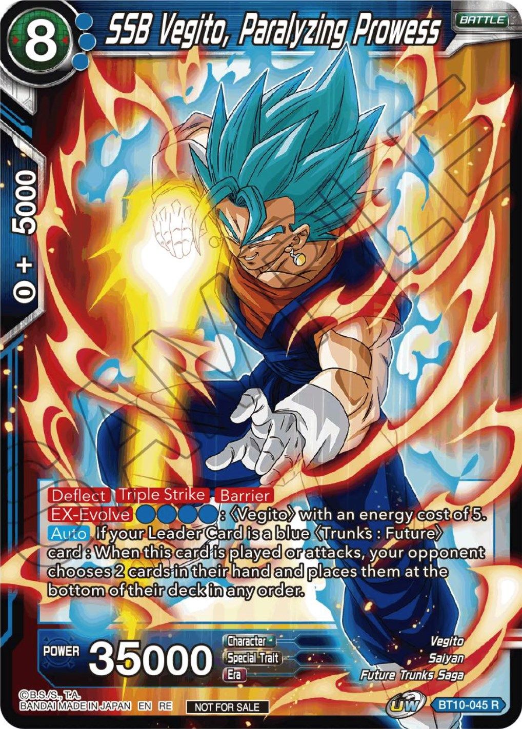 SSB Vegito, Paralyzing Prowess (Championship Selection Pack 2023 Vol.1) (BT10-045) [Tournament Promotion Cards] | Mindsight Gaming