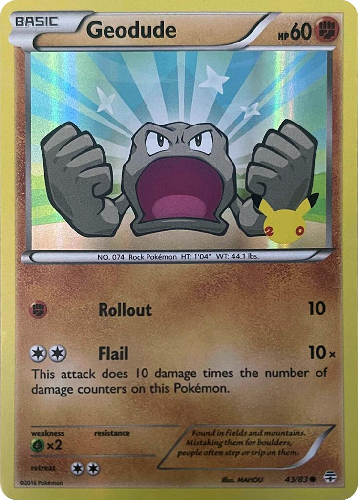 Geodude (043/083) [Celebrations: 25th Anniversary] | Mindsight Gaming