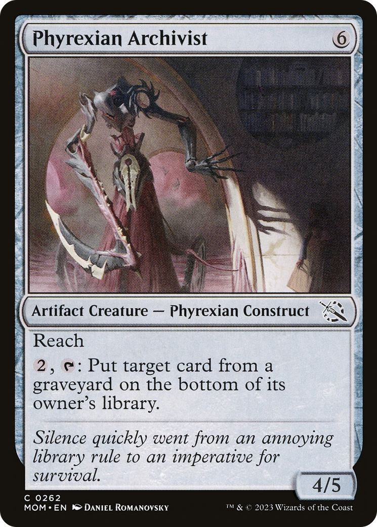 Phyrexian Archivist [March of the Machine] | Mindsight Gaming