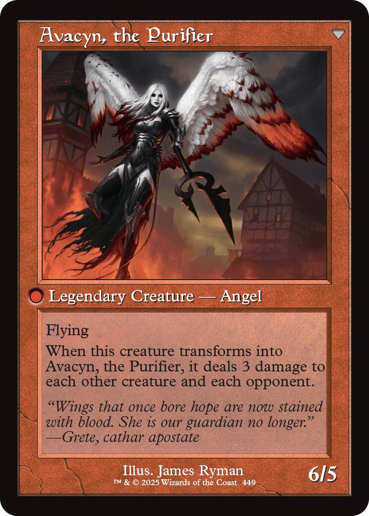 Archangel Avacyn // Avacyn, the Purifier (Retro Frame) [Innistrad Remastered] | Mindsight Gaming