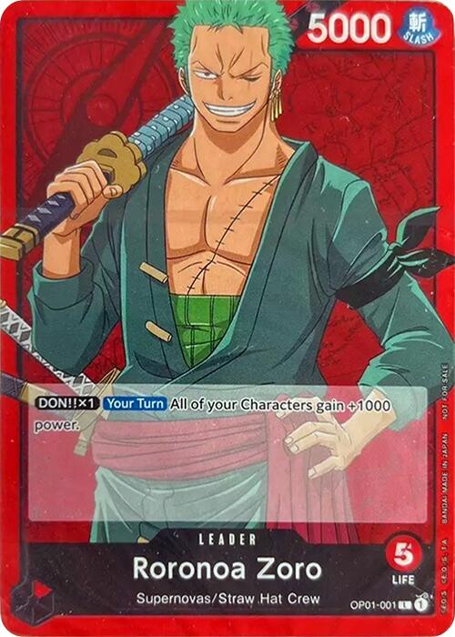 Roronoa Zoro [One Piece Demo Deck Cards] | Mindsight Gaming