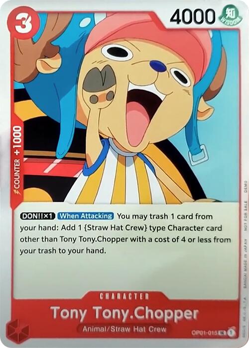 Tony Tony.Chopper [One Piece Demo Deck Cards] | Mindsight Gaming