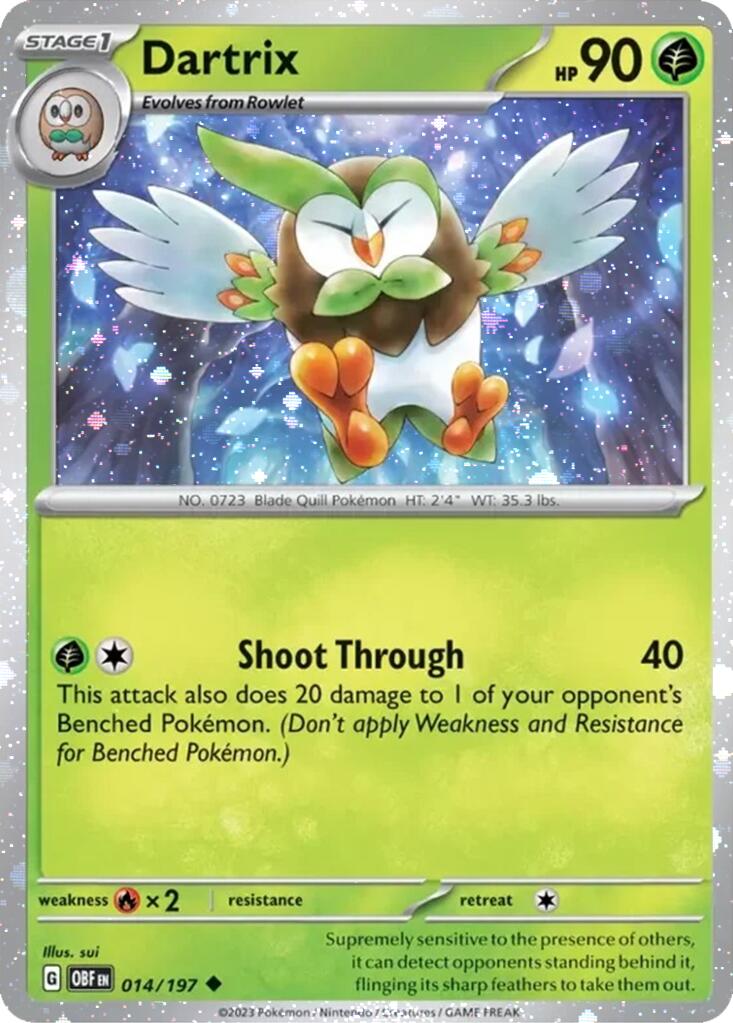 Dartrix (014/197) (Cosmos Holo) [Miscellaneous Cards] | Mindsight Gaming