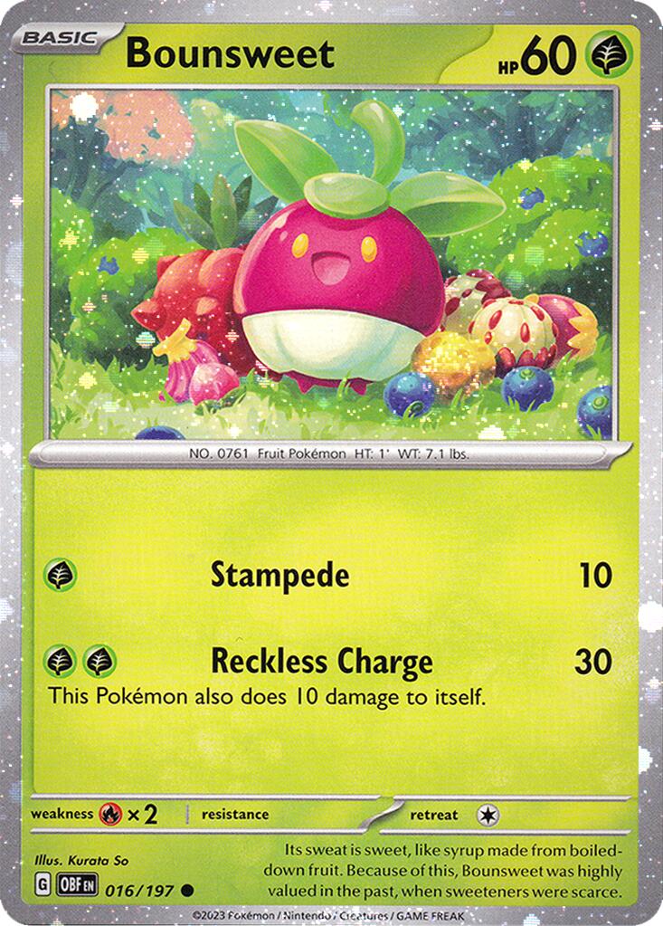 Bounsweet (016/197) (Cosmos Holo) [Miscellaneous Cards] | Mindsight Gaming