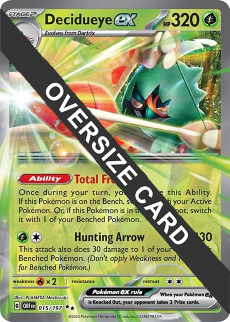 Decidueye ex (015/197) (Jumbo Card) [Miscellaneous Cards] | Mindsight Gaming