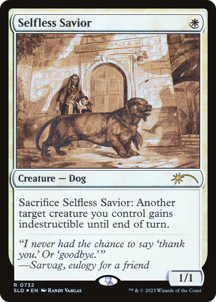 Selfless Savior (Sketch) [Secret Lair Drop Promos] | Mindsight Gaming