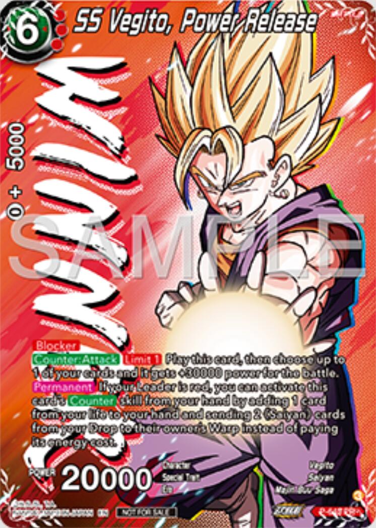 SS Vegito, Power Release (Winner) (P-643) [Tournament Promotion Cards] | Mindsight Gaming