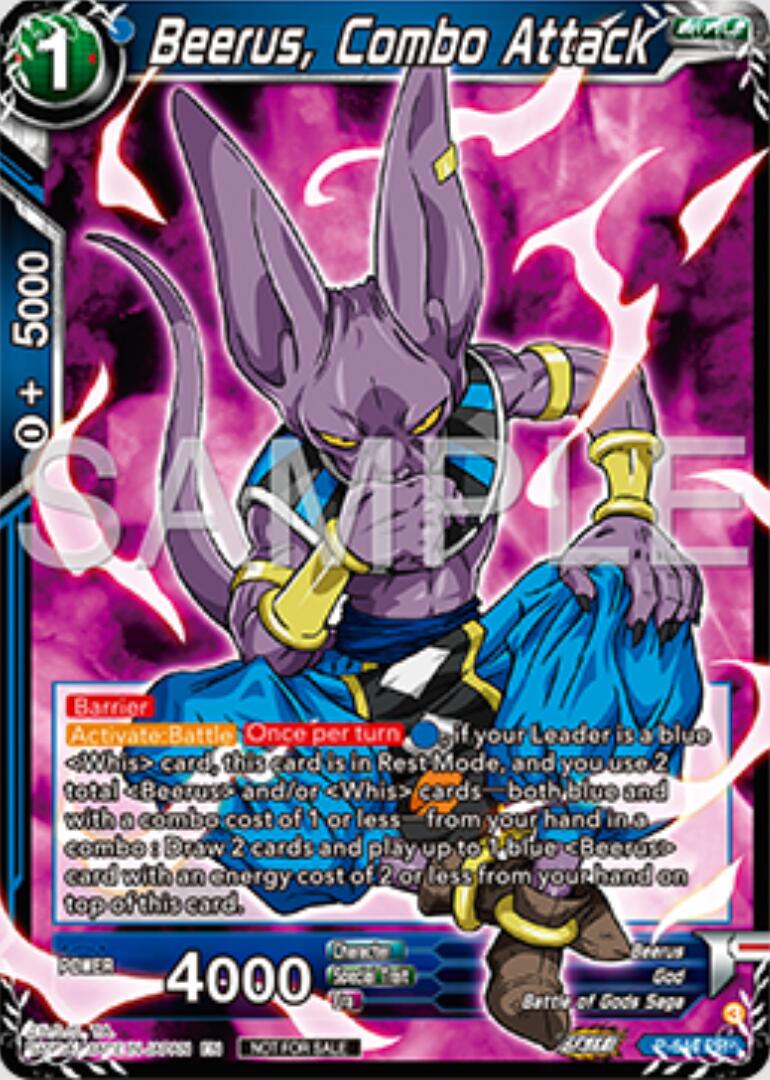 Beerus, Combo Attack (P-644) [Tournament Promotion Cards] | Mindsight Gaming