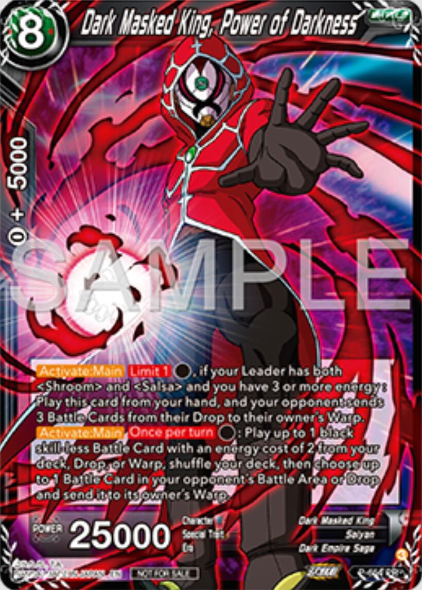 Dark Masked King, Power of Darkness (P-654) [Tournament Promotion Cards] | Mindsight Gaming