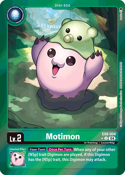 Motimon [EX8-004] (Limited Foil) [Chain of Liberation] | Mindsight Gaming