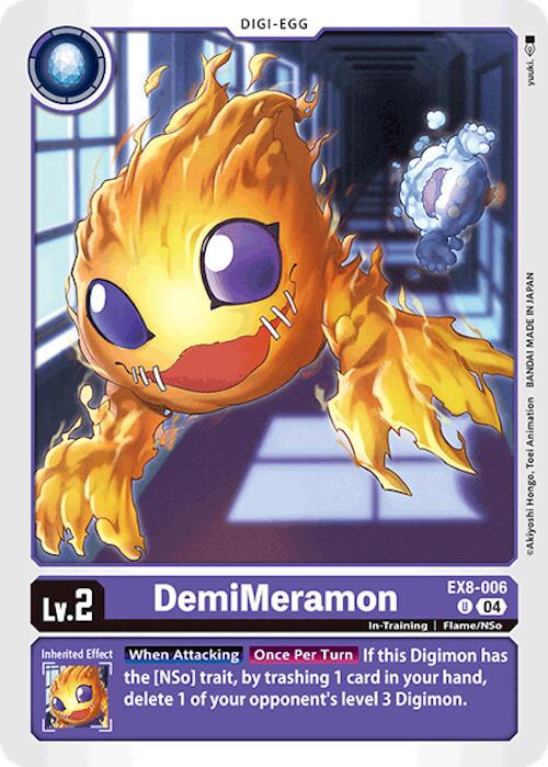 DemiMeramon [EX8-006] [Chain of Liberation] | Mindsight Gaming