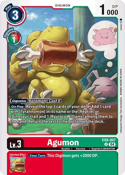 Agumon [EX8-007] - EX8-007 [Chain of Liberation] | Mindsight Gaming