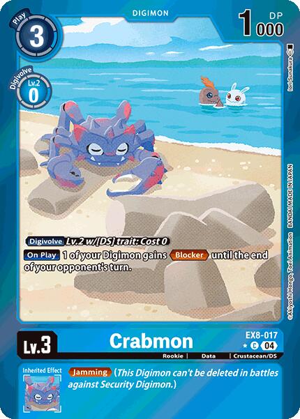 Crabmon [EX8-017] (Limited Foil) [Chain of Liberation] | Mindsight Gaming