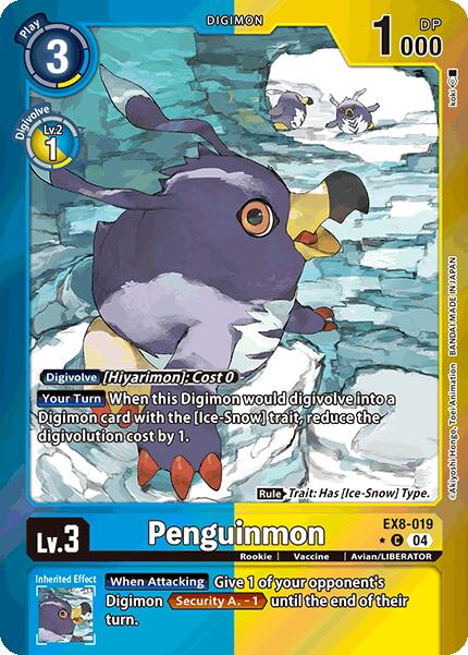 Penguinmon [EX8-019] (Limited Foil) [Chain of Liberation] | Mindsight Gaming