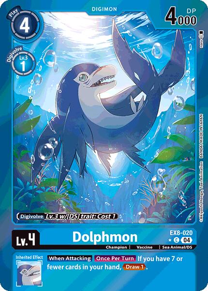 Dolphmon [EX8-020] (Limited Foil) [Chain of Liberation] | Mindsight Gaming