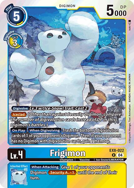 Frigimon [EX8-022] [Chain of Liberation] | Mindsight Gaming