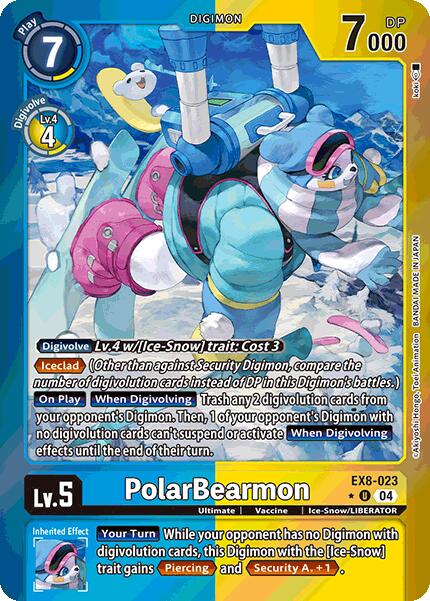 PolarBearmon [EX8-023] (Limited Foil) [Chain of Liberation] | Mindsight Gaming