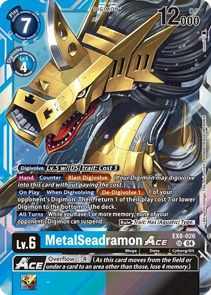 MetalSeadramon ACE [EX8-026] [Chain of Liberation] | Mindsight Gaming