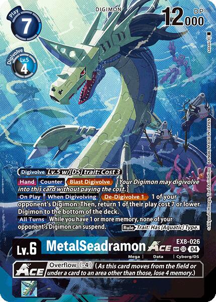 MetalSeadramon ACE [EX8-026] (Textured) [Chain of Liberation] | Mindsight Gaming