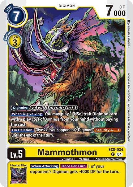 Mammothmon [EX8-034] [Chain of Liberation] | Mindsight Gaming