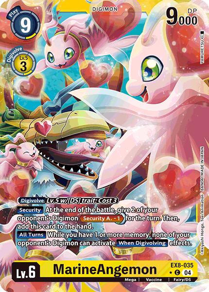 MarineAngemon [EX8-035] (Limited Foil) [Chain of Liberation] | Mindsight Gaming