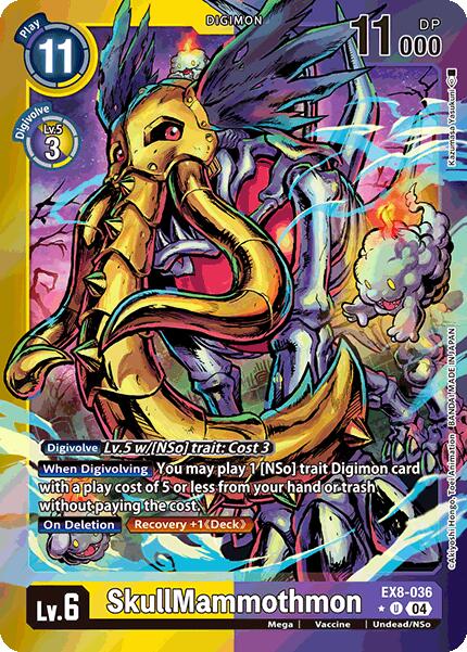 SkullMammothmon [EX8-036] (Limited Foil) [Chain of Liberation] | Mindsight Gaming