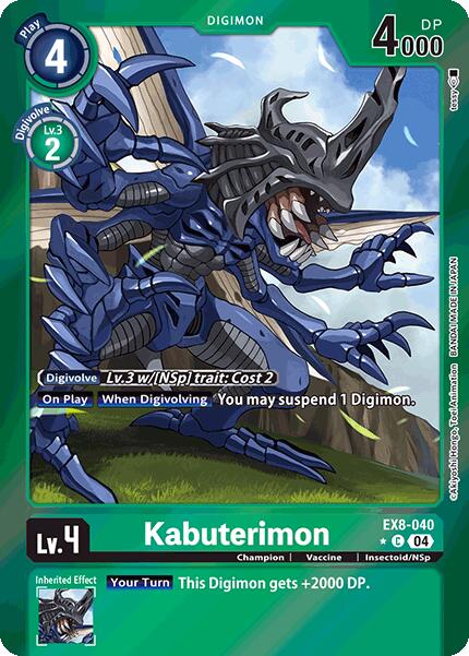 Kabuterimon [EX8-040] (Limited Foil) [Chain of Liberation] | Mindsight Gaming