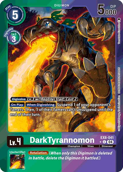 DarkTyrannomon [EX8-041] (Limited Foil) [Chain of Liberation] | Mindsight Gaming