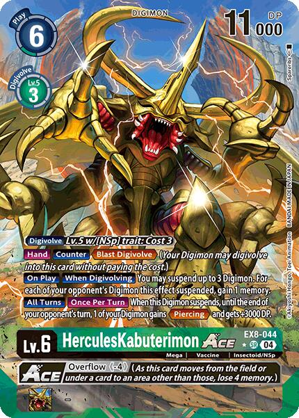 HerculesKabuterimon ACE [EX8-044] (Alternate Art) [Chain of Liberation] | Mindsight Gaming