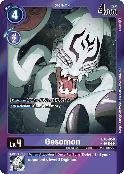 Gesomon [EX8-058] (Limited Foil) [Chain of Liberation] | Mindsight Gaming