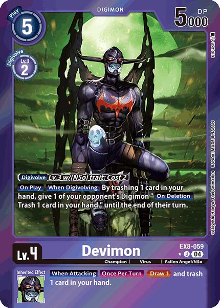 Devimon [EX8-059] (Limited Foil) [Chain of Liberation] | Mindsight Gaming