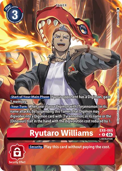 Ryutaro Williams [EX8-065] (Alternate Art) [Chain of Liberation] | Mindsight Gaming