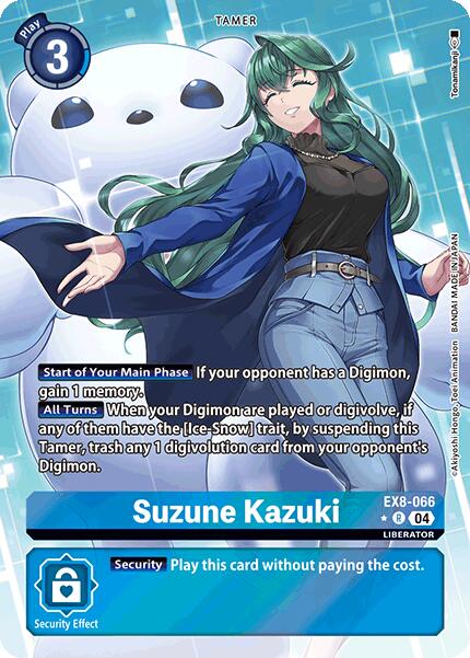 Suzune Kazuki [EX8-066] (Alternate Art) [Chain of Liberation] | Mindsight Gaming