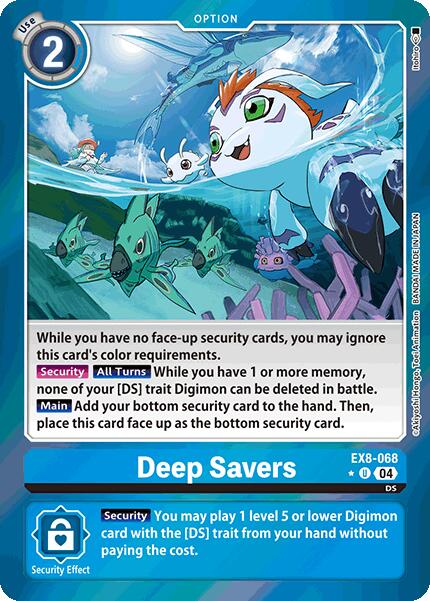 Deep Savers [EX8-068] (Limited Foil) [Chain of Liberation] | Mindsight Gaming