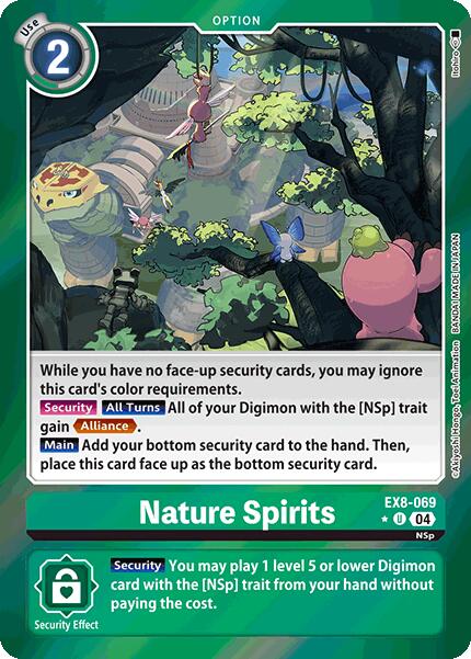 Nature Spirits [EX8-069] (Limited Foil) [Chain of Liberation] | Mindsight Gaming