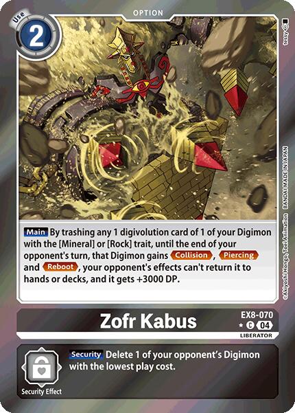 Zofr Kabus [EX8-070] (Limited Foil) [Chain of Liberation] | Mindsight Gaming