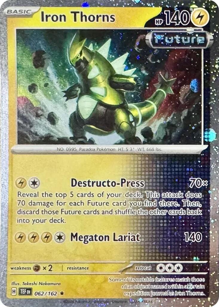 Iron Thorns (062/162) (Cosmos Holo) [Miscellaneous Cards] | Mindsight Gaming