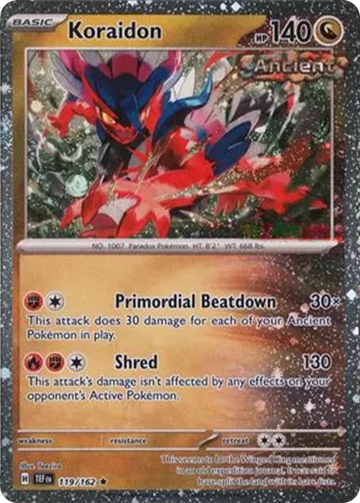 Koraidon (119/162) (Cosmos Holo) [Miscellaneous Cards] | Mindsight Gaming