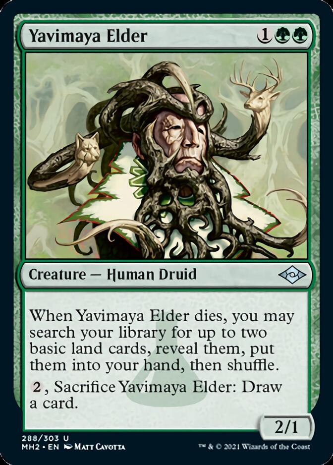 Yavimaya Elder (Foil Etched) [Modern Horizons 2] | Mindsight Gaming