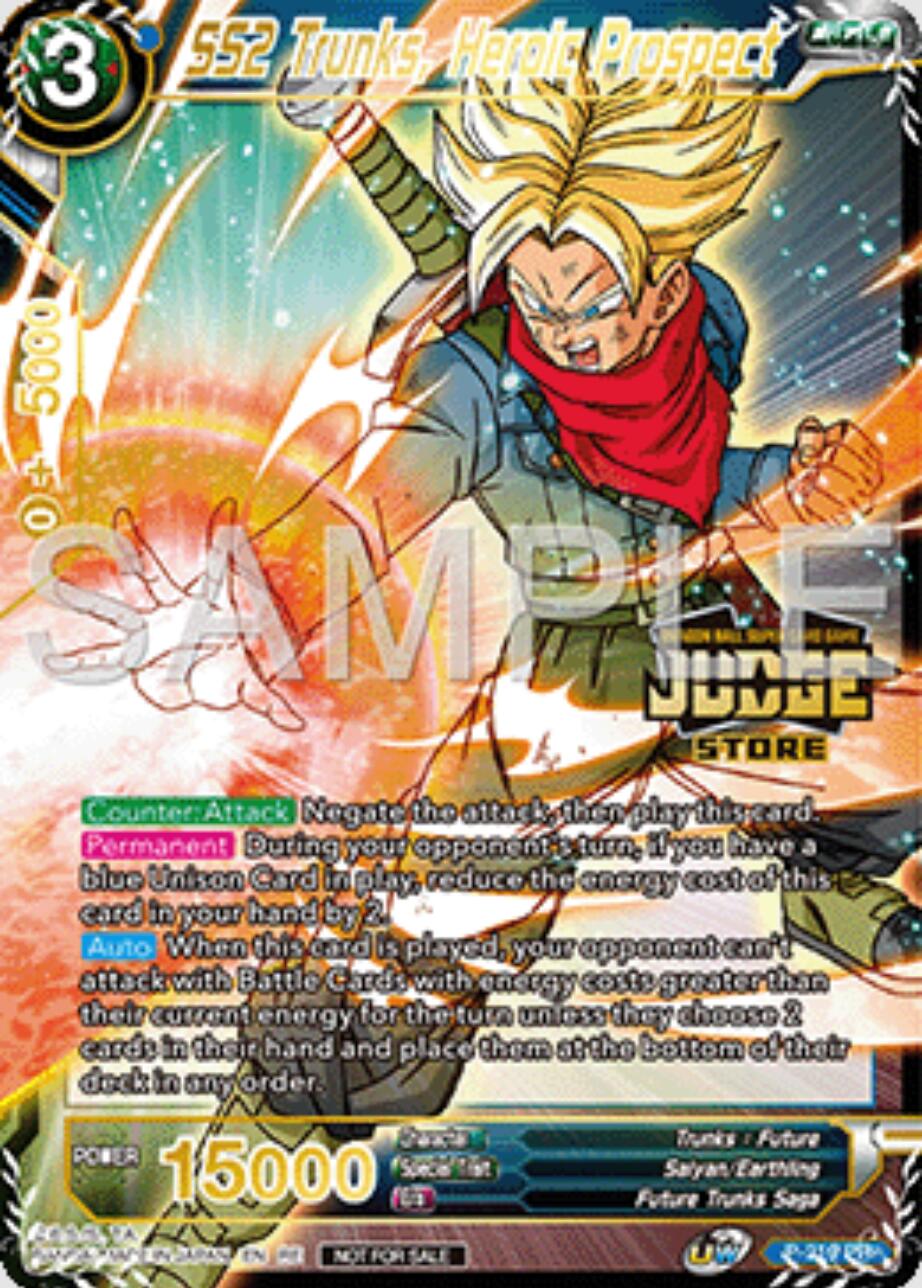 SS2 Trunks, Heroic Prospect (Judge Pack Vol.16) (Store) (P-219) [Judge Promotion Cards] | Mindsight Gaming