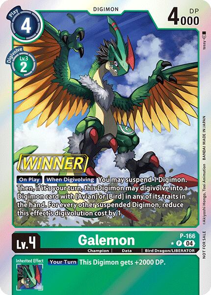 Galemon [P-166] (Store Tournament 2025 Vo.1 Winner Pack) [Promotional Cards] | Mindsight Gaming