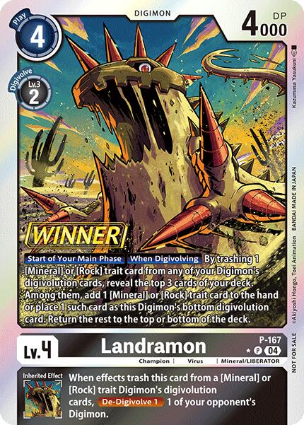 Landramon [P-167] (Store Tournament 2025 Vo.1 Winner Pack) [Promotional Cards] | Mindsight Gaming