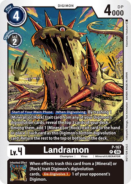 Landramon [P-167] (Store Tournament 2025 Vo.1 Participation Pack) [Promotional Cards] | Mindsight Gaming