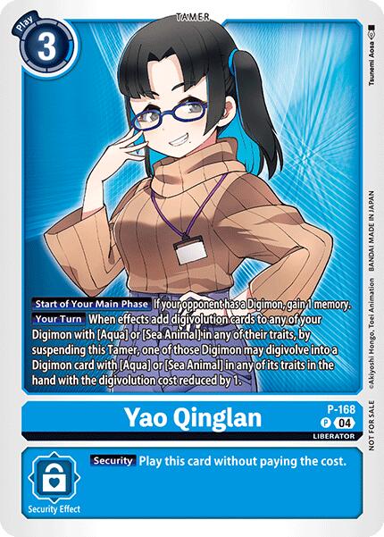 Yao Qinglan [P-168] (Store Tournament 2025 Vo.1 Participation Pack) [Promotional Cards] | Mindsight Gaming