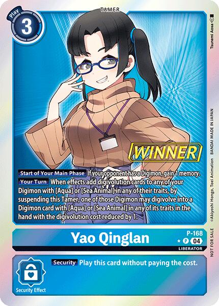 Yao Qinglan [P-168] (Store Tournament 2025 Vo.1 Winner Pack) [Promotional Cards] | Mindsight Gaming