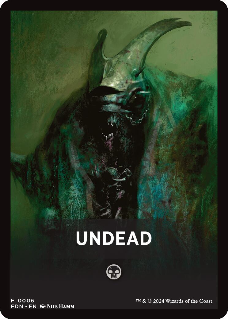 Undead Theme Card [Foundations Tokens] | Mindsight Gaming